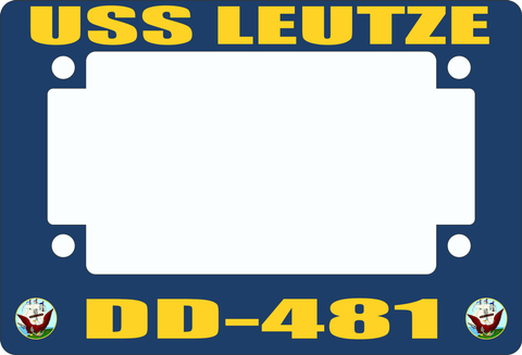 USS Leutze DD-481 Motorcycle Frame