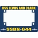 USS Lewis and Clark SSBN-644 Motorcycle Frame