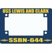 USS Lewis and Clark SSBN-644 Motorcycle Frame