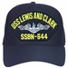 USS Lewis and Clark SSBN-644 ( Silver Dolphins ) Submarine Enlisted Cap