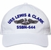 USS Lewis And Clark SSBN-644 with Dolphins Unstructured Dad Cap
