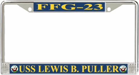 USS Lewis B. Puller FFG-23 License Plate Frame