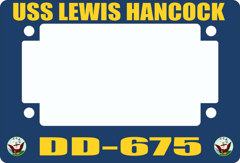 USS Lewis Hancock DD-675 Motorcycle Frame