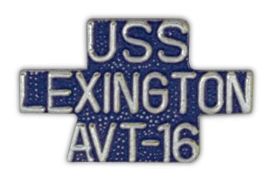 USS Lexington AVT-16 Lapel Pin