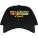 USS Lexington CVA-16 with Vietnam Service Ribbons Embroidered Cap
