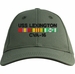 USS Lexington CVA-16 with Vietnam Service Ribbons Embroidered Cap