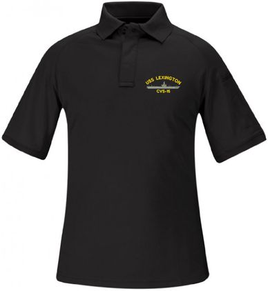 USS Lexington CVS-16 Propper Snag Free Polo