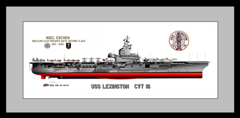 USS Lexington CVT-16 Print