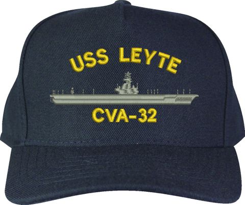 USS Leyte CVA-32 U.S. Made Cap