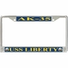 USS Liberty AK-35 License Plate Frame