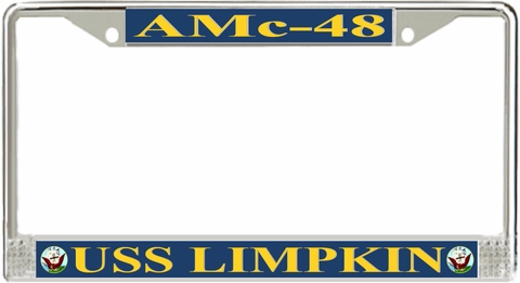 USS Limpkin AMc-48 License Plate Frame