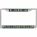 USS Lindenwald LSD-6 License Plate Frame