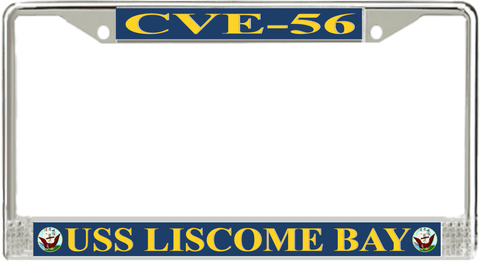 USS Liscome Bay CVE-56 License Plate Frame