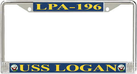 USS Logan LPA-196 License Plate frame