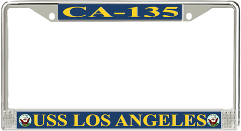USS Los Angeles CA-135 License Plate Frame