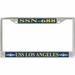 USS Los Angeles SSN-688 License Plate Frame
