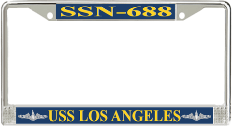 USS Los Angeles SSN-688 License Plate Frame