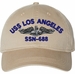 USS Los Angeles SSN-688 with Dolphins Unstructured Dad Cap