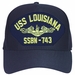 USS Louisiana SSBN-743 ( Gold Dolphins ) Submarine Officers Cap