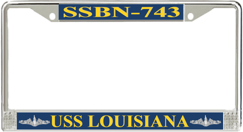 USS Louisiana  SSBN-743 License Plate Frame