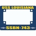 USS Louisiana SSBN-743 Motorcycle Frame