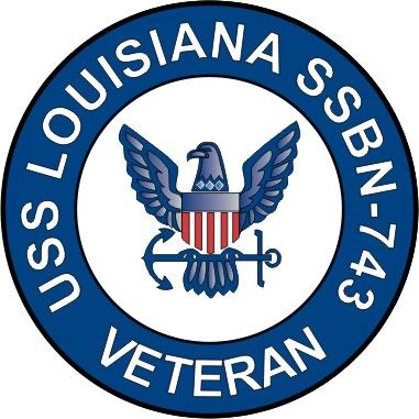 USS Louisiana SSBN-743 Veteran Decal Sticker