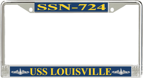 USS Louisville SSN-724 License Plate Frame