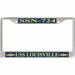 USS Louisville SSN-724 License Plate Frame