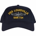 USS Louisville SSN-724 w/Dolphins Embroidered Cap