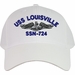 USS Louisville SSN-724 w/Dolphins Embroidered Cap