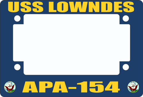 USS Lowndes APA-154 Motorcycle Frame