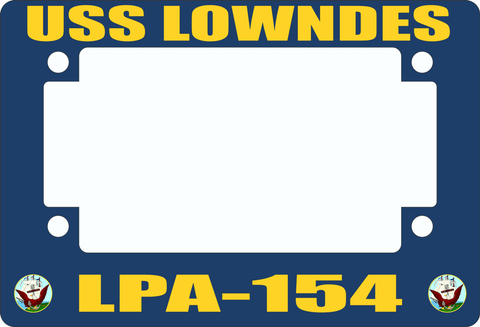 USS Lowndes LPA-154 Motorcycle Frame