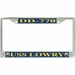 USS Lowry DD-770 License Plate Frame