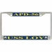 USS Loy APD-56 License Plate Frame