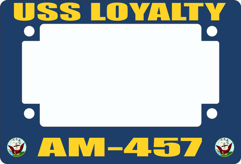 USS Loyalty AM-457 Motorcycle Frame