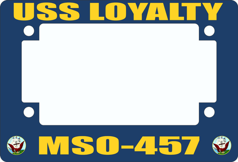 USS Loyalty MSO-457 Motorcycle Frame