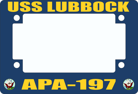 USS Lubbock APA-197 Motorcycle Frame