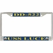 USS Luce DD-522 License Plate Frame