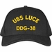 USS Luce DDG-38 Ship Text Only Custom Embroidered Cap