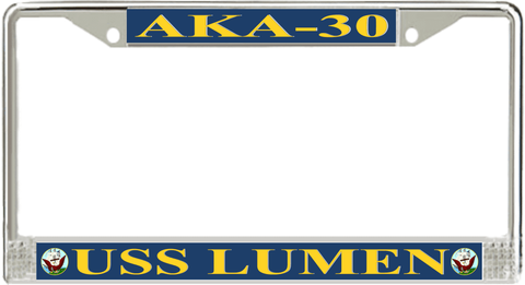 USS Lumen AKA-30 License Plate Frame