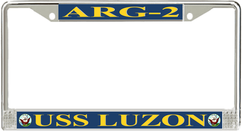 USS Luzon ARG-2 License Plate Frame