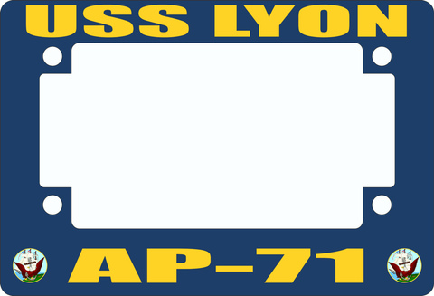 USS Lyon AP-71 Motorcycle Frame