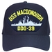 USS MacDonough DDG-39 Ship Cap