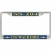 USS Mackerel SS-204 License Plate Frame