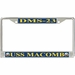 USS Macomb DMS-23 License Plate Frame