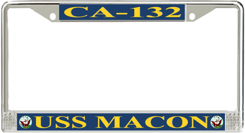 USS Macon CA-132 License Plate Frame