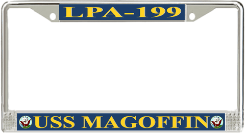 USS Magoffin LPA-199 License Plate frame
