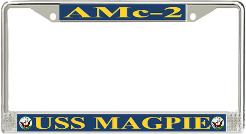 USS Magpie AMc-2 License Plate Frame