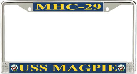 USS Magpie MHC-29 License Plate Frame