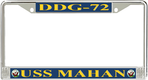 USS Mahan DDG-72 License Plate Frame